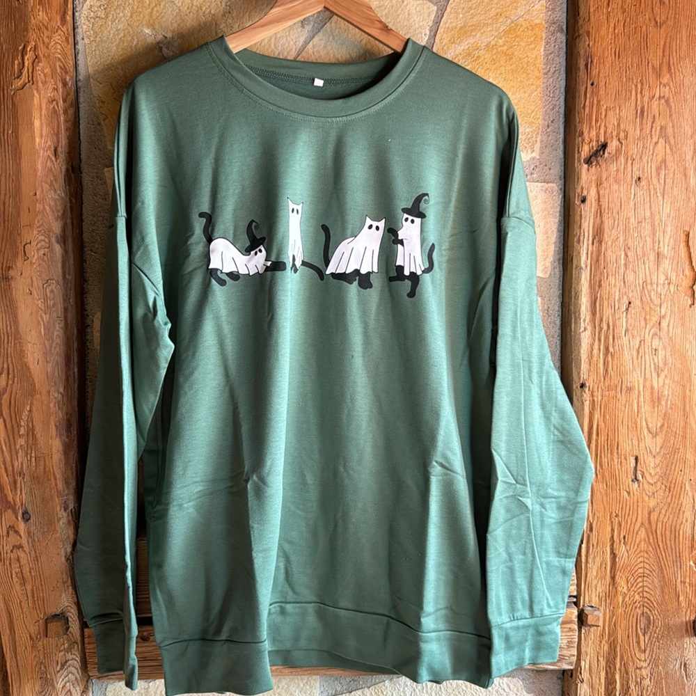 Ghost ๐ป ๐โโฌ Cat Pullover - Picture 5 of 8